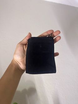 100 Small black felt bags