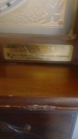 Howard miller antique grandfather clock