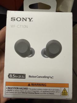 Sony WF-C710N Truly Wireless Noise-Canceling Earbuds with up to 30-Hour Battery Life, Lightweight and Secure, Black