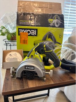 RYOBI 12 -Amps 4 in. Blade Corded Wet Tile Saw