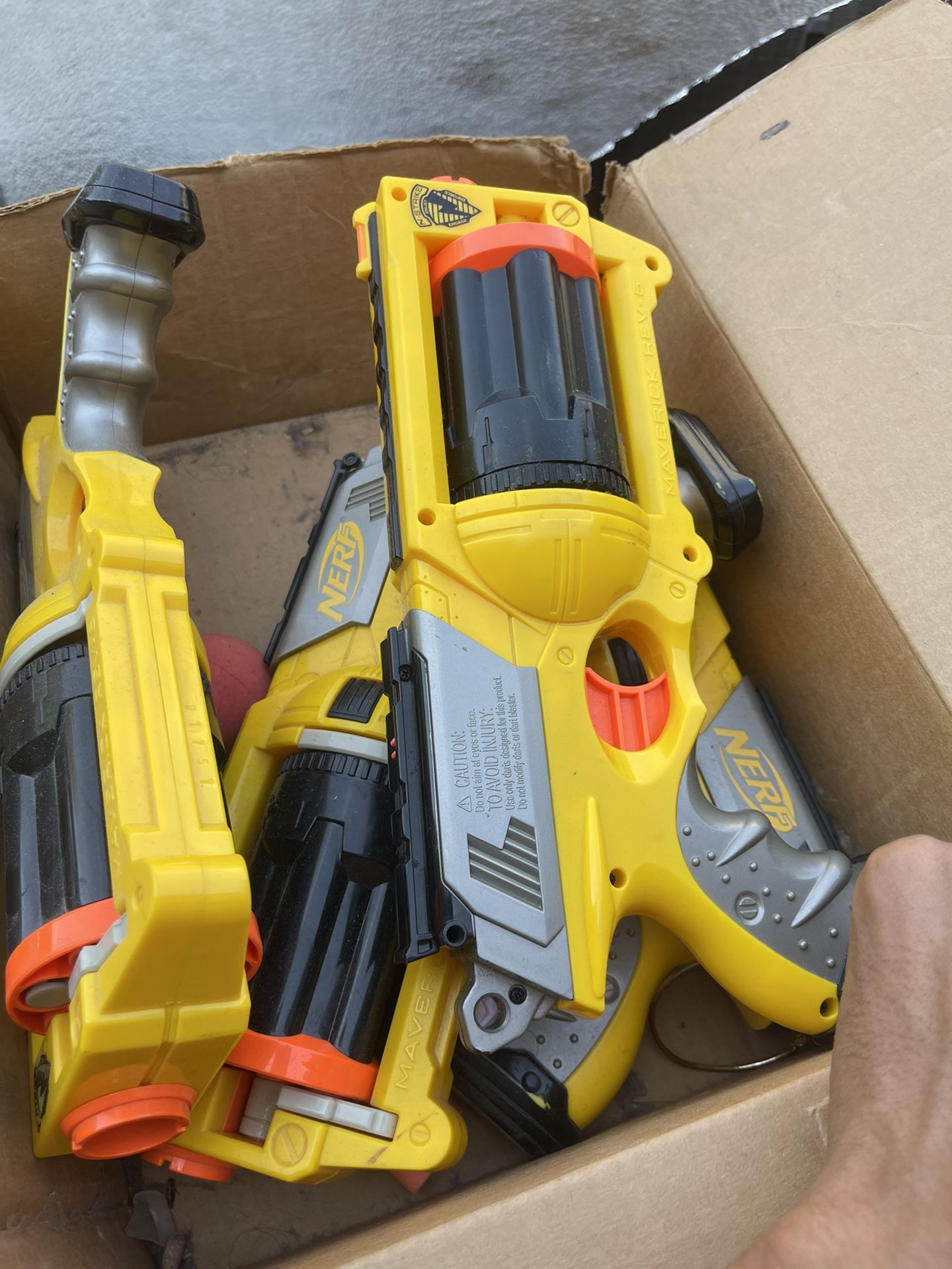 Set Of 4 Nerf Guns