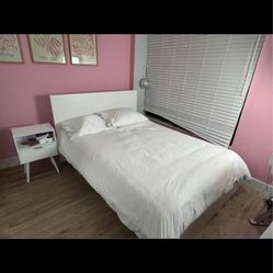 Full Ikea Bedframe With Costco Memory Foam Mattress