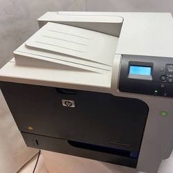 HP Color LaserJet Enterprise CP4025 Printer With Color Toners Included.