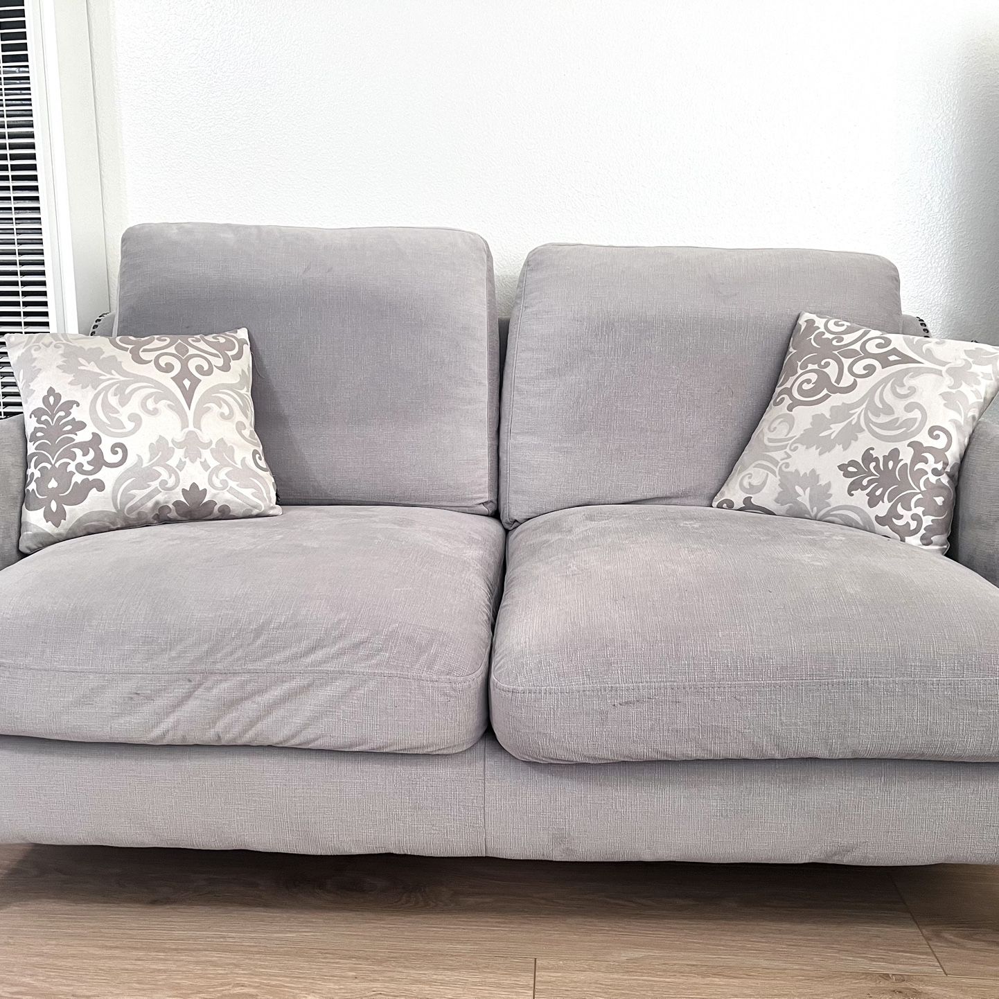 Milano Gray 3 Piece Living Room Sofa Set