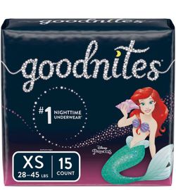 Underwear Bedwetting. Good Nites Girl