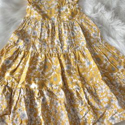 Carter’s Kid Yellow Floral Dress *Size 4/4a
