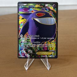 Pokemon Gengar EX 114 Full Art XY Phantom Forces Balloon