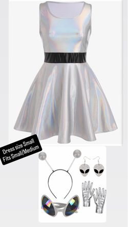 Alien Halloween Costume Set Size Small
