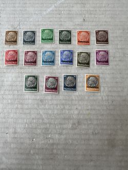 German Alsace France occupation Complete set of MNH Stamps