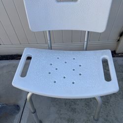 White Shower Chair
