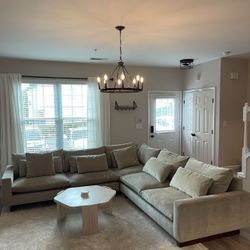 Super Comfy Like New Sectional 