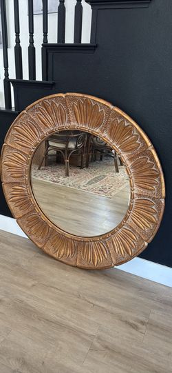 Round Large Wall Mirror 43” Día