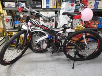 Bicicleta abatible .se dobla en 2 partes