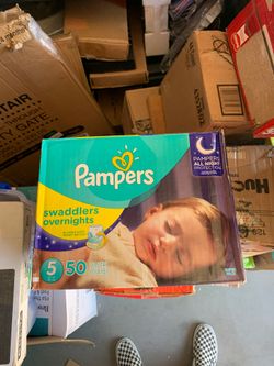 Pampers swaddlers size 5 , 50 count