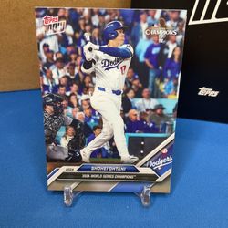 2024 Topps Now World Series Champions #WS-2 Shohei Ohtani Los Angeles Dodgers