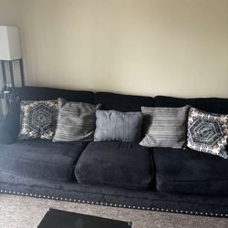 Jumbo Blue Sofa In Very Good Shape