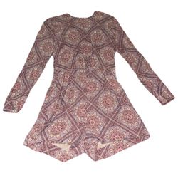 Zimmermann Romper Pink Purple Women Size 1 Feminine Paisley Geometric Zipper