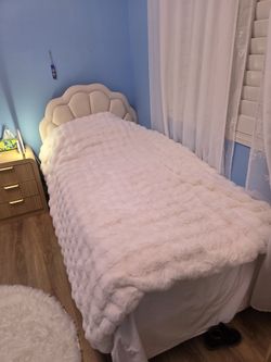 Twin Size Bed With Metal Frame $150