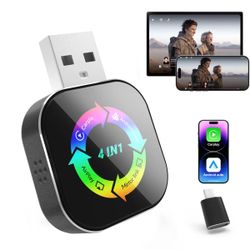 4-in-1 Wireless CarPlay Adapter