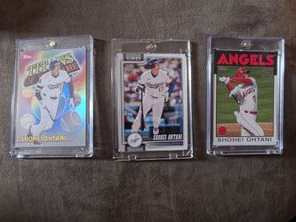 Shohei ohtani 3 card lot w mags