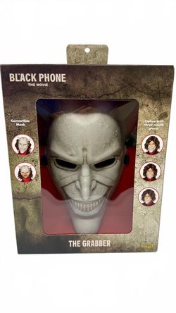 Spirit Halloween The Grabber Mask The Black Phone Limited Edition OOP SOLD OUT