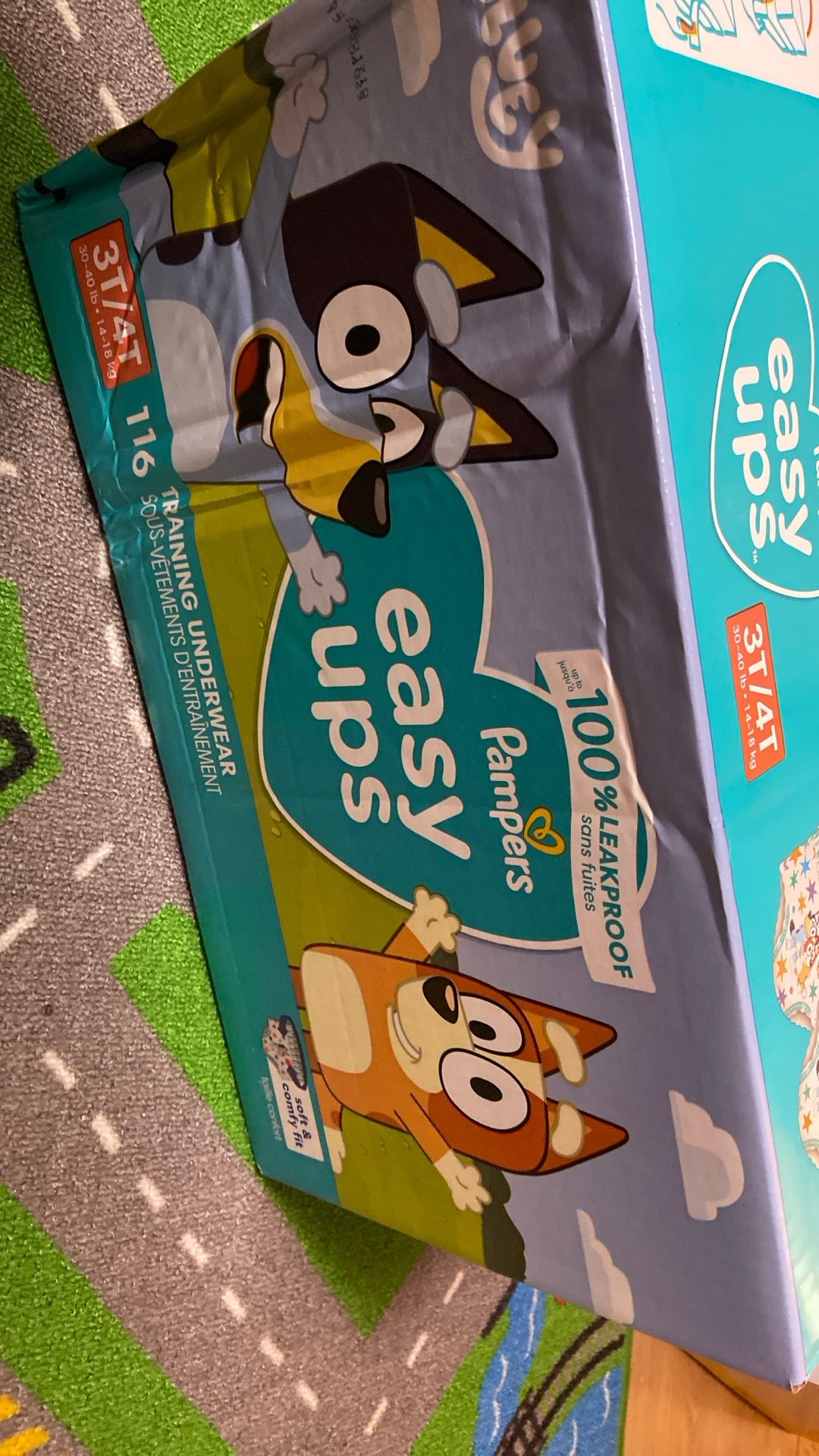Bluey Pampers Easy Ups 3T/4T 116 Count
