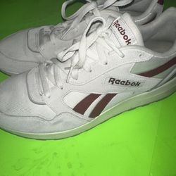 Mens Reebok Classic GL 1000 Running Shoes Size 12 White Grey Maroon GY1871