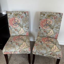 Pair Of Pier One Accent Chairs - Excellent Condition 