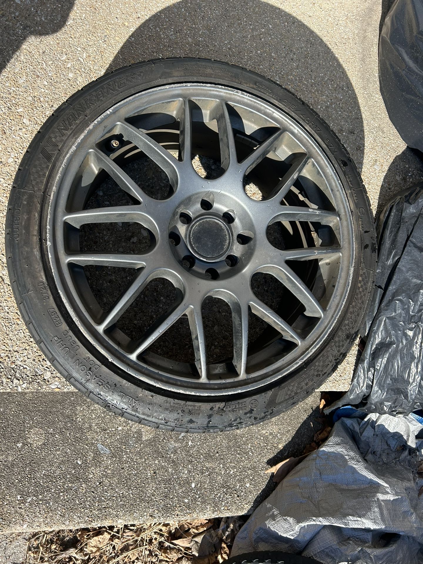 NEED Gone! NanKang Tires & Black Rims Full Set sportnex 17 inch 8 lug 215/40r17