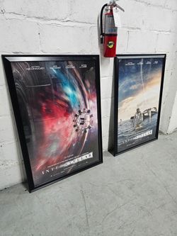 $80 Pair. NOT SELLING SEPARATELY. Miami 33130 Framed Interstellar movie posters.

Framed Interstellar movie posters come in a set of two. 

Each poste