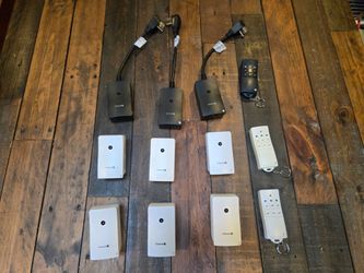 Remote Control Outlet Switch Set of 9, 3 outdoor and 6 indoor
