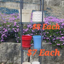 Like New Ceramic Flower Pots 
