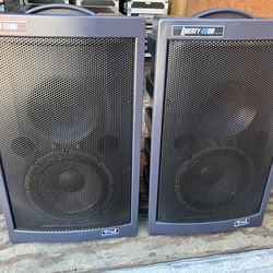 Powered speakers