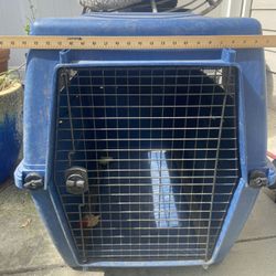 Big Blue Sturdy Dog Cage 