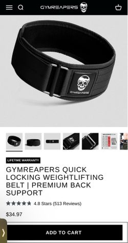 GymReapers Weightlifting Belt