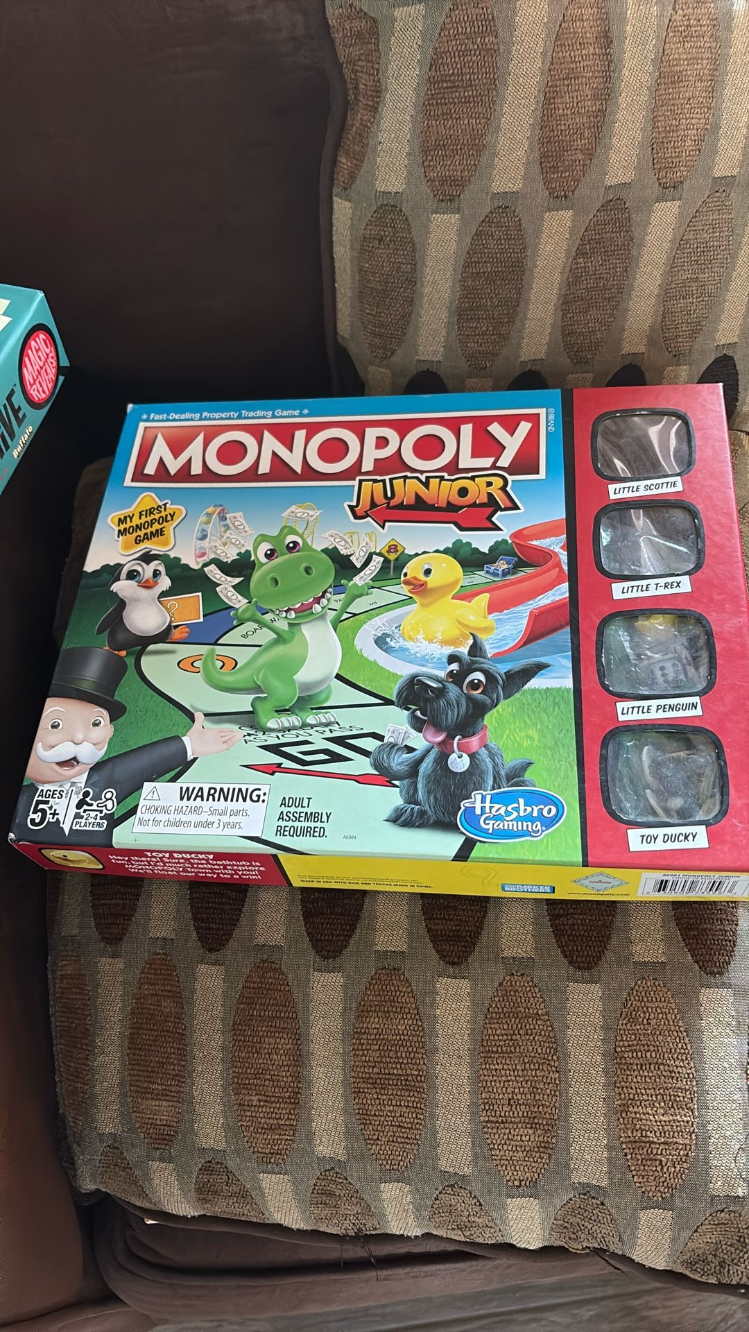 Junior Monopoly And Detective Board Games