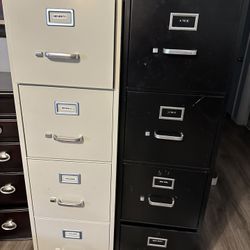2 File cabinets