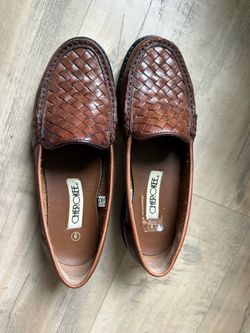 Cherokee women’s Woven Leather Loafers in Brown size 9