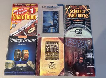 6 Various Drummer Books