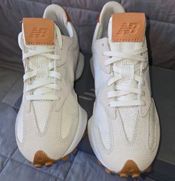 Women's New Balance 327 Size 6.5 Shoes Sea Salt Rust Oxide White Brown WS327RA