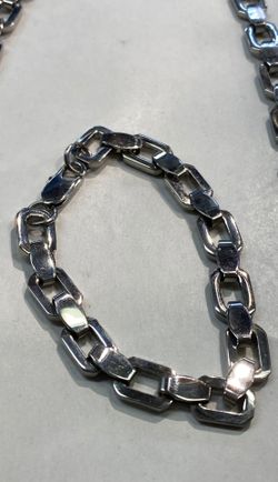 Brand New Stainless Steel Chain and Bracelet Set