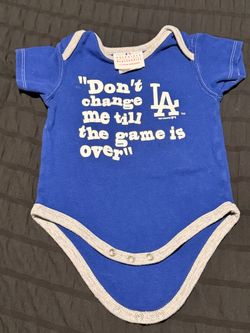 LA Dodgers onesie