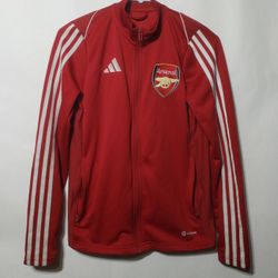 ADIDAS ARSENAL ANTHEM  YOUTH WOMENS TRACK JACKET  SIZE L -13/14 Y 