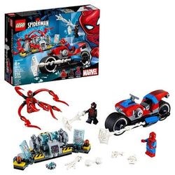 Lego Spiderman Bike Rescue (76113) And Lego Batman Mech Armor (76270)