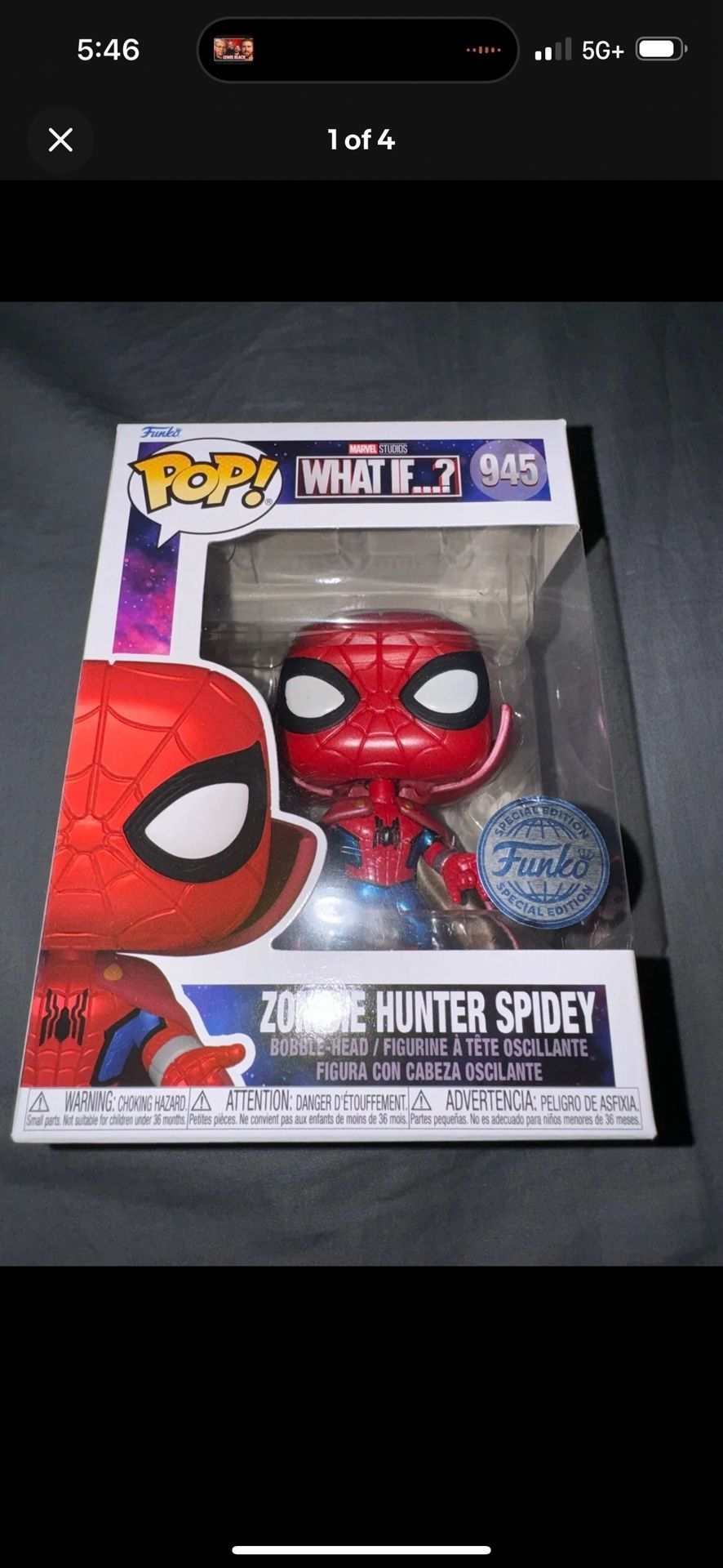 Funko Pop! Vinyl: Marvel - Zombie Hunter Spidey #945