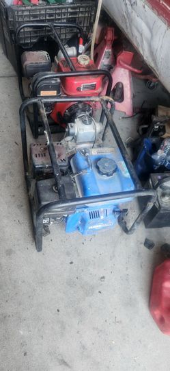 7hp 212cc predator and duromax semi trash portable water pumps. $200 each