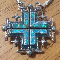 925 Jerusalem Cross Pendant 
