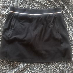 Talbots Black Skort Size large 