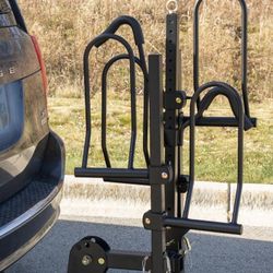 Hitch Mounted E-Bike Rack 200 Lb Capacity 