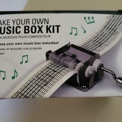 Music Box Kit NEW
Make your own melodies (retail$22)